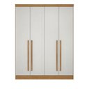 Ver imagem 2 de Guarda-Roupa Modulado 4 Portas 3 Gavetas e Nichos 100% MDF Cairo