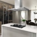 Ver imagem 2 de Coifa Ilha Vidro Curvo 90cm 220v Nardelli