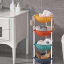 Ver imagem 2 de Estante Organizadora Multiuso Fruteira Colorida 3 Andares