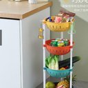 Ver imagem 3 de Estante Organizadora Multiuso Fruteira Colorida 3 Andares