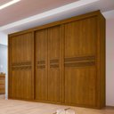 Ver imagem 1 de Guarda Roupa Casal com Espelho Interno 4 Portas - Petrarca Star - Móveis Bettio