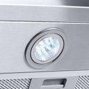 Ver imagem 2 de Coifa Vidro Reto Inox Duto Slim 60cm 220v Nardelli