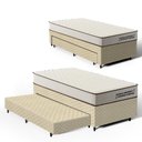 Ver imagem 1 de Cama Box Solteiro com Colchão de Espuma D45 Double Comfort + Auxiliar de Espuma Unique 88cm