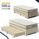 Ver imagem 5 de Cama Box Solteiro com Colchão de Espuma D45 Double Comfort + Auxiliar de Espuma Unique 88cm