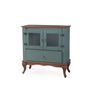 Balcão de Madeira Maciça 2 Portas D120 - (verde)