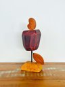 Ver imagem 3 de Escultura Caju em Madeira - Decoração Artesanal de Sergipe