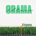Ver mais imagens de Tapete Decorativo de Grama Sintética - 100x100cm, 11mm