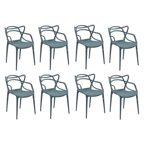 Conjunto 8 Cadeiras Allegra