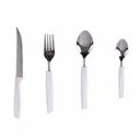 Ver imagem 2 de Kit Jogo Talheres 24 Peças Faqueiro Gaveteiro Talher Garfo Faca Colher Aço Inox Cozinha Gourmet - Br