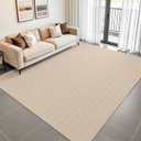 Ver imagem 5 de Tapete Sala Quarto Sisal 2,00m x 2,50m Rústico Antiderrapante Decorativo Artesanal Geométrico