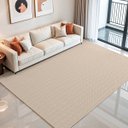 Ver imagem 2 de Tapete Sala Quarto Sisal 2,00m x 2,50m Rústico Antiderrapante Decorativo Artesanal Geométrico