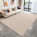 Ver imagem 1 de Tapete Sala Quarto Sisal 2,00m x 2,50m Rústico Antiderrapante Decorativo Artesanal Geométrico