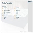 Ver imagem 4 de Colchão Casal Ortho Pro Firme Espuma D33 Pillow Paparazzi 138x188x33cm