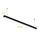 Ver imagem 2 de Luminária Led Pendente Perfil 35x35mm 1.50 Metros 36w - Branco - 4000k