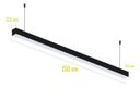 Ver imagem 2 de Luminária Led Pendente Perfil 35x35mm 1.50 Metros 36w - Branco - 4000k