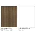 Ver imagem 6 de Balcão de Pia Cozinha 2 Portas e 3 Gavetas (com Tampo) Rustic/branco Agata Madesa Rustic/branco