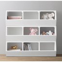 Ver imagem 1 de Organizador Infantil Teca MDF 90cm Branco Woodcore