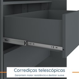 Guarda Roupa Casal 2 Portas Deslizantes 2 Gavetas Allure Yescasa - 10