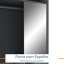 Ver imagem 7 de Guarda Roupa Casal 2 Portas Deslizantes 2 Gavetas Allure Yescasa
