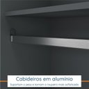 Ver mais imagens de Guarda Roupa Casal 2 Portas Deslizantes 2 Gavetas Allure Yescasa