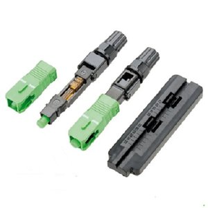 Conector Óptico Rápido Sc/apc (verde) - 10pçs