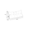 Ver imagem 4 de Almofada Cabeceira Ana Cama Casal 140cm Suede Rosê Mz Decor