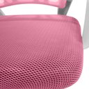 Ver mais imagens de Cadeira Secretária Office em Tela Mesh Base Giratória - Cor Rosa