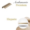 Ver imagem 2 de Kit 10 Puxador Port Gavet Móveis Cozinha Drop Alumínio 125mm - Champanhe