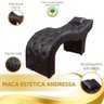 Maca Estofada para Clínica de Estética Facial com Capitonê Marrom Material Sintético - 3