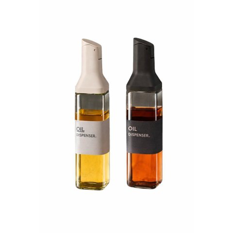 Galheteiro Vidro Quadrado 500 ml - Sortida