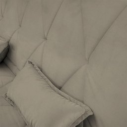 Sofá Cama Estoril 1,90m Suede Velut - King House - 6