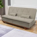 Ver imagem 1 de Sofá Cama Estoril 1,90m Suede Velut - King House