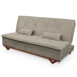 Sofá Cama Estoril 1,90m Suede Velut - King House - 4