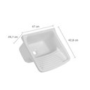 Ver imagem 4 de Tanque Plástico com Sifão Universal 22 Litros 47x42,8x26,7cm Astra