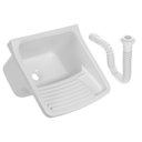 Ver imagem 1 de Tanque Plástico com Sifão Universal 22 Litros 47x42,8x26,7cm Astra Branco