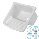 Ver imagem 3 de Tanque Plástico com Sifão Universal 22 Litros 47x42,8x26,7cm Astra Branco