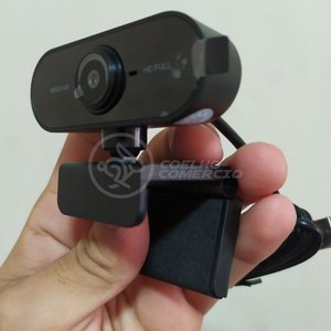 Webcam Câmera Full Hd 1080p com Microfone Usb 2.0 Profissional Pc Tv Notebook Jogos 360º - Pc-w1:pre