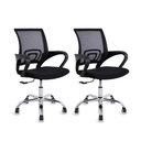 Ver imagem 1 de Kit 2 cadeiras de escritório preta Diretor Jadel Healer