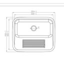 Ver imagem 3 de Tanque para Lavanderia em Aço Inox de Embutir 30 Litros Polido Ghelplus