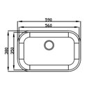 Ver imagem 3 de Cuba N2 em Aço Inox Escovado Ghelplus