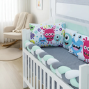 Ver imagem 1 de Kit Berço Baby Dream 10 Peças Super Aconchegante e Charmoso Sublimado:mostrinhos