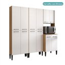 Ver imagem 5 de Cozinha Compacta Arizona 188cm Carvalho com Branco Móveis Carraro