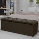 Ver imagem 1 de Calçadeira Recamier 160cm Lotus Marrom/Cacau