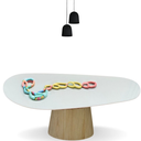 Ver imagem 2 de Mesa de Jantar Cone Oval Orgânica 140x90cm Modelar Art Moveis