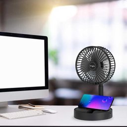 Mini Ventilador de Mesa Bright Usb 4,5w Cód.vn003 Preto - 6