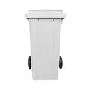 Ver imagem 1 de Lixeira 120 Litros Roda de 200mm - Lar Plásticos - Branco
