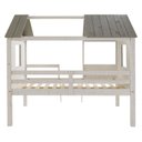 Ver imagem 5 de Cama Cabana Teddi Casal Branco/Rústico/Cinza