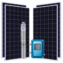 Ver imagem 1 de Kit Bomba Submersa Solar 750W Até 60m ou 66.720L/dia