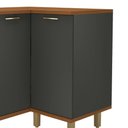 Ver imagem 3 de Balcão Munique - 2 Portas Canto Tampo Mdp 15/25mm Prateleira Interna Uv - Indekes