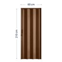 Ver imagem 4 de Porta Sanfonada de PVC 210cm x 60cm Plastporta Bcf Marrom/Imbuia